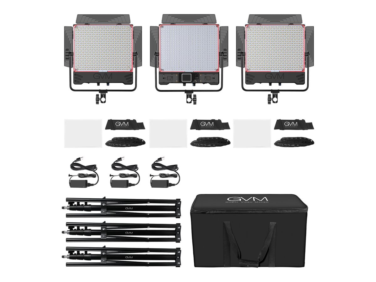 GVM 50SM - 3-Light Kit - continuous light kit