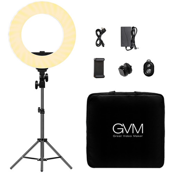 GVM 14" Bi-Color LED Ring Light