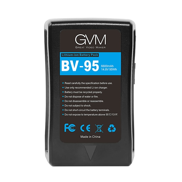 GVM BV-95 D-Tap and DC Output Battery with Charger