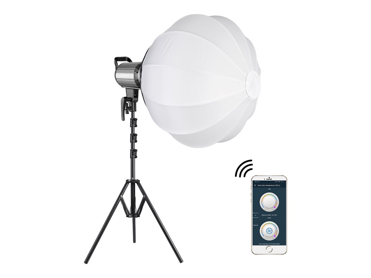 GVM G100W - Studio Lighting Kit - lamp head