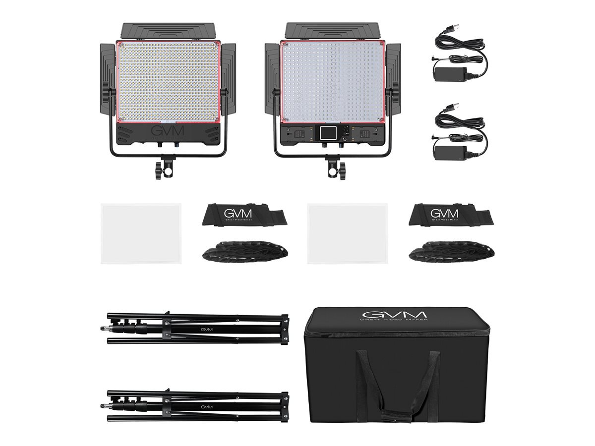 GVM 50SM - 2-Light Kit - continuous light kit