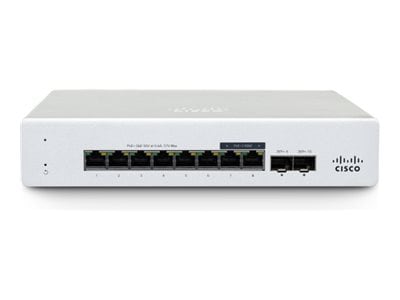 Cisco Meraki MS130-8X - switch - 8 ports - managed - MS130-8X-HW ...