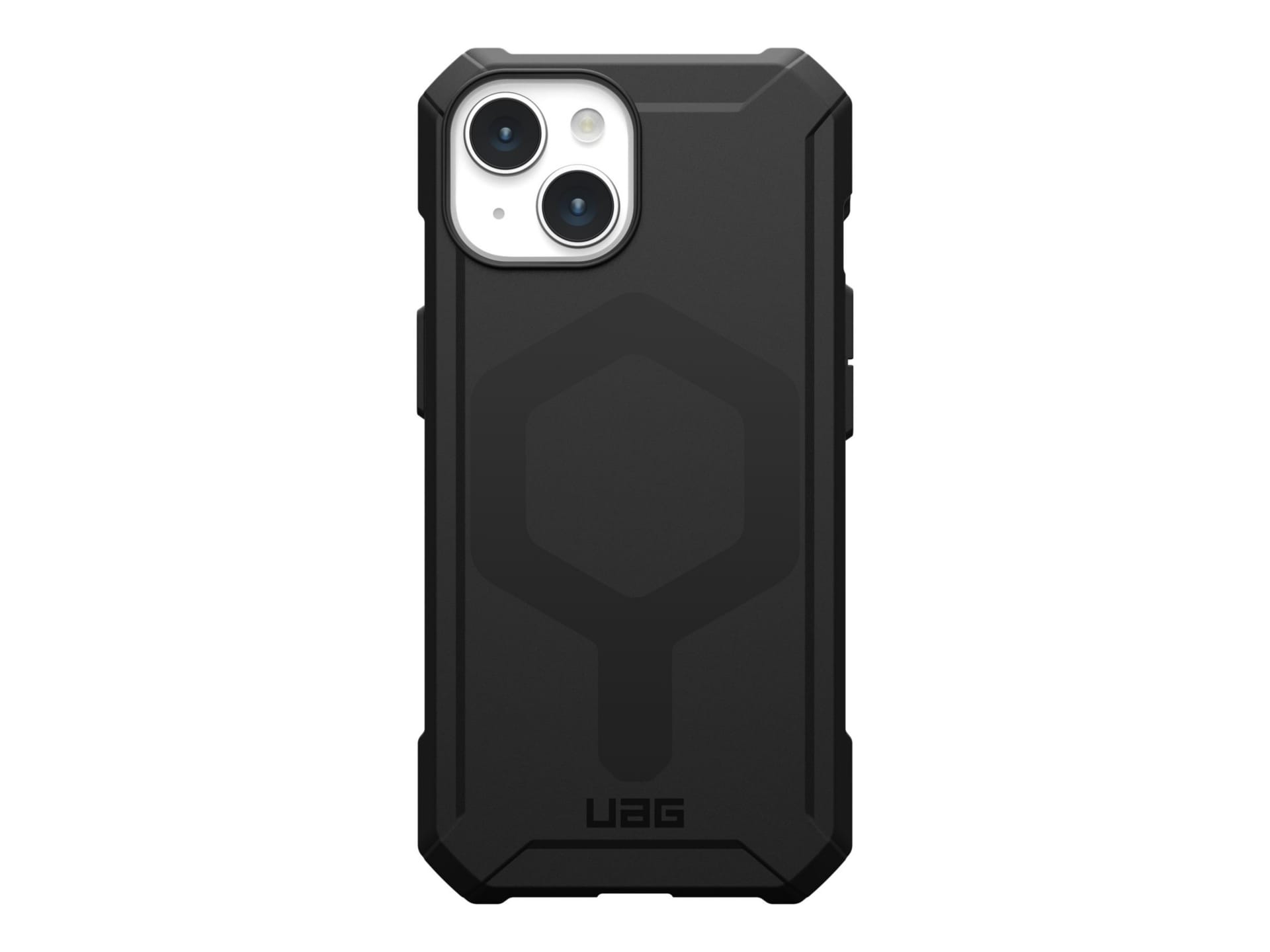 UAG Rugged Case for Apple iPhone 15 [6.1-inch] - Essential Armor Black - back cover for cell phone