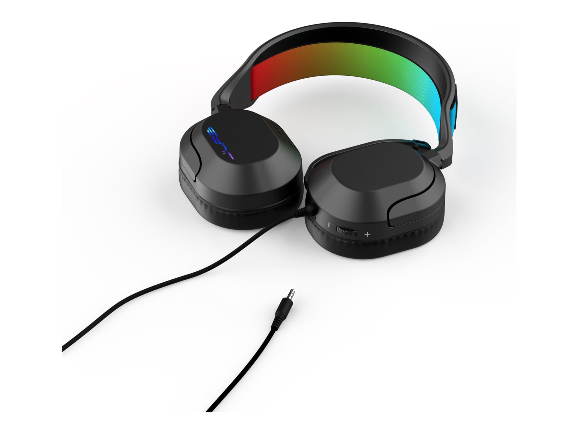 Thumbnail 2 of 12 for JLab Nightfall Gaming Headset - Wired - Dual - With Mic - Black