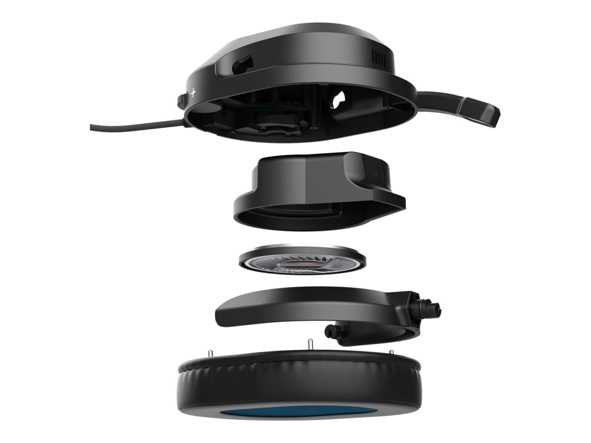 Thumbnail 5 of 12 for JLab Nightfall Gaming Headset - Wired - Dual - With Mic - Black