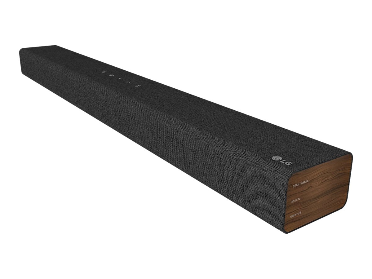 LG SP2 2.1 Bluetooth Sound Bar Speaker - 100 W RMS - Dark Gray