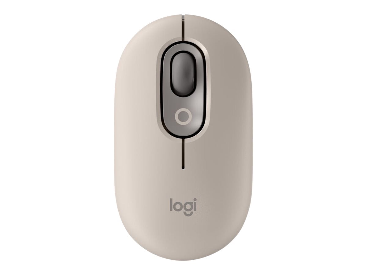 Logitech POP Mouse With Customizable Emojis - Mist - mouse - customizable emoji - Bluetooth 5.1 LE - mist