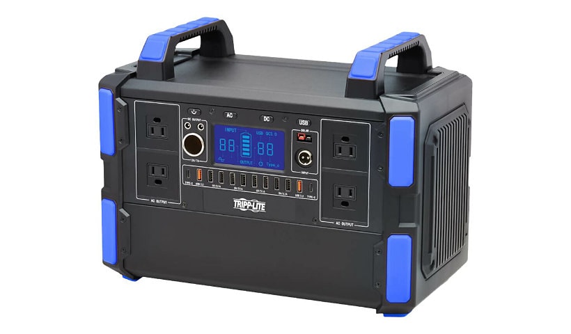 Tripp Lite Portable Power Station - 1000W, Lithium-Ion (LFP), AC, DC, USB-A, USB-C, QC 3.0 - onduleur - 1000 Watt