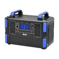Tripp Lite Portable Power Station - 1000W, Lithium-Ion (LFP), AC, DC, USB-A, USB-C, QC 3.0 - UPS - 1000 Watt