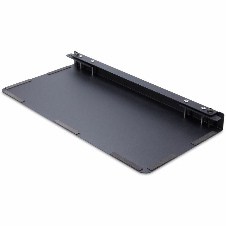 StarTech.com Clamp-on Steel Desk Corner Sleeve/Tray, Increase Desk Space, For L-Shaped/Corner Desks up to 1.5in Thick