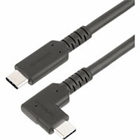 StarTech.com 3' (1m) Rugged Right Angle USB-C Cable, USB 3.2 10 Gbps, USB C Data Transfer Cable, 4K 60Hz, 100W PD