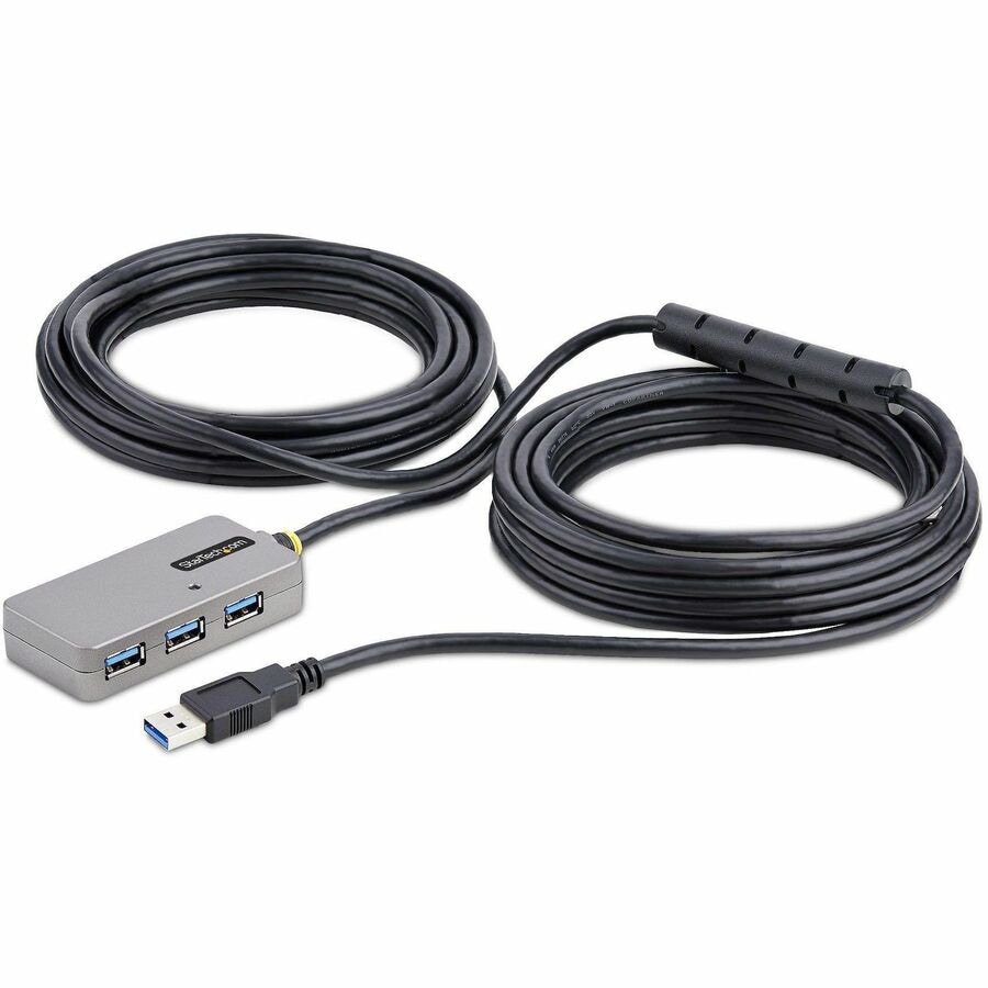 StarTech.com USB Extender Hub, 10m USB 3.0 Extension Cable w/4-Port USB Hub