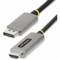 StarTech.com 6' (2m) DisplayPort to HDMI Adapter Cable, 8K 60Hz, 4K 144Hz, HDR10, DP to HDMI 2.1 Active Video Converter