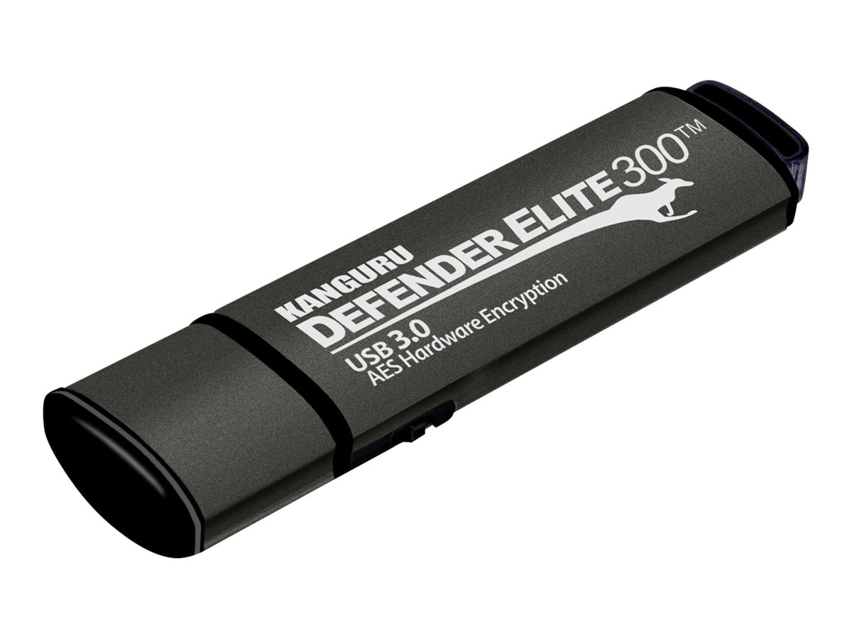 Kanguru Encrypted Defender Elite300 - USB flash drive - 256 GB - TAA Compliant