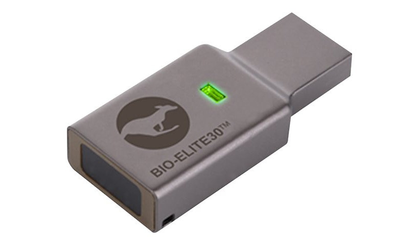 Kanguru Encrypted Defender Bio-Elite30 - USB flash drive (biometric) - 16 GB - TAA Compliant