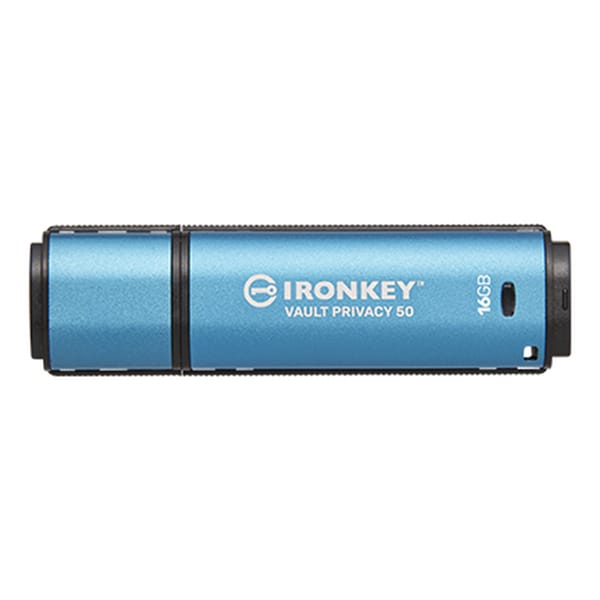 Kingston IronKey Vault Privacy 50 Series 16GB USB 3.2 Flash Drive