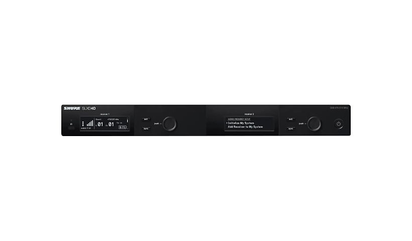 Shure SLXD4D - dual channel receiver for microphone