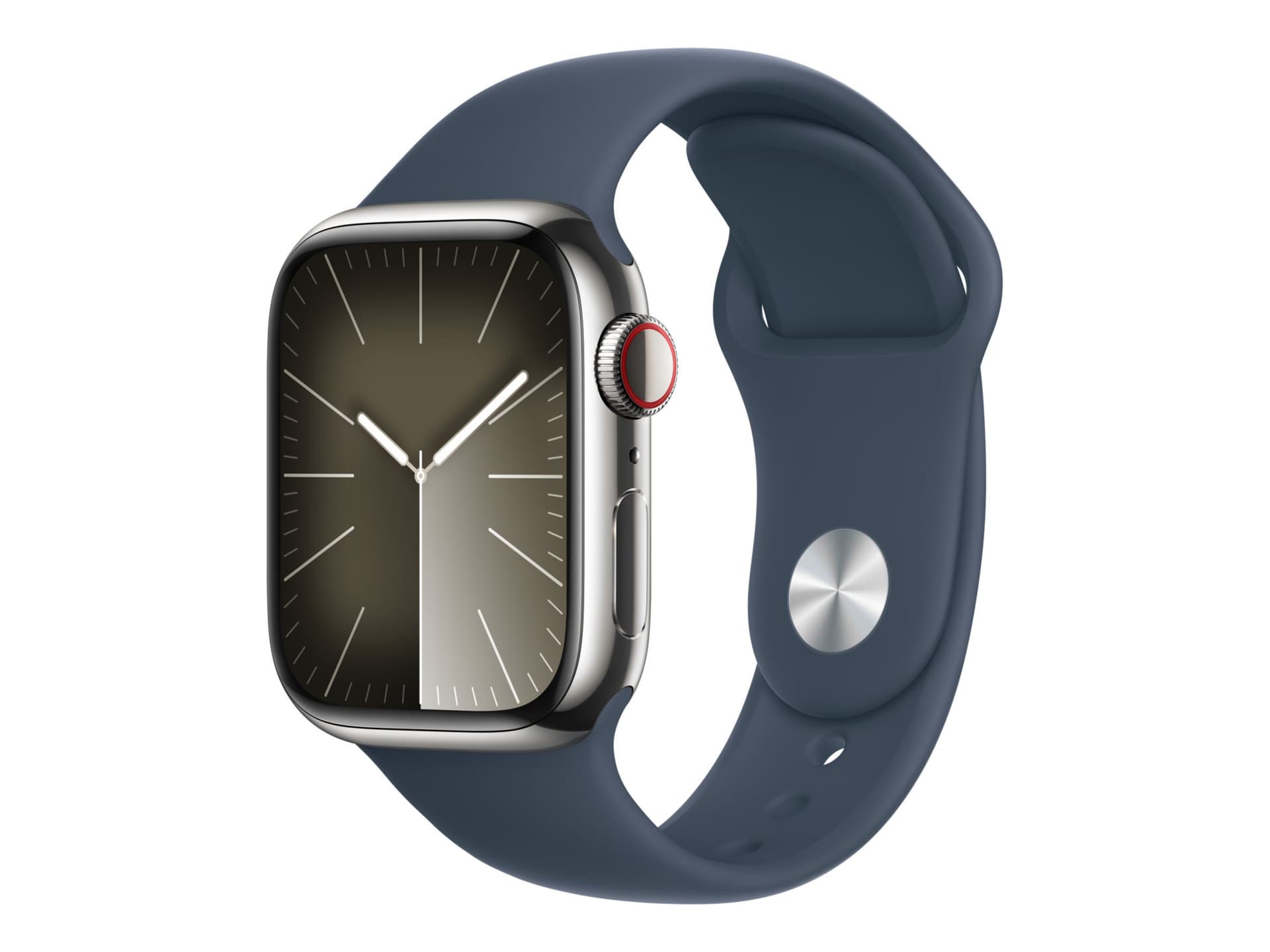 Apple Watch Series 9 (GPS + Cellular) - silver stainless steel - smart watc