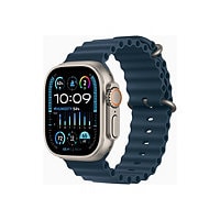 Apple Watch Ultra 2 - titane - montre intelligente avec Bracelet Océan - bleu - 64 Go
