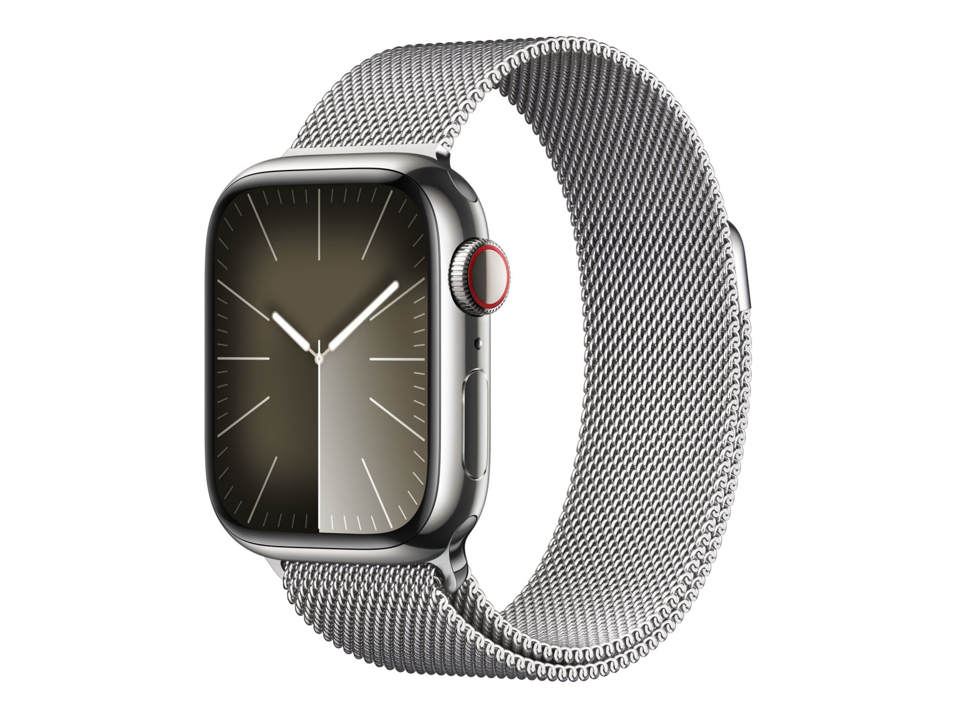 Apple Watch Series 9 (GPS + Cellular) - silver stainless steel - smart watc