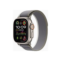 Apple Watch Ultra 2 - titane - montre intelligente avec Boucle Trail - vert/gris - 64 Go