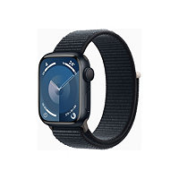 Apple Watch Series 9 (GPS) - midnight aluminum - smart watch with sport loop - midnight - 64 GB
