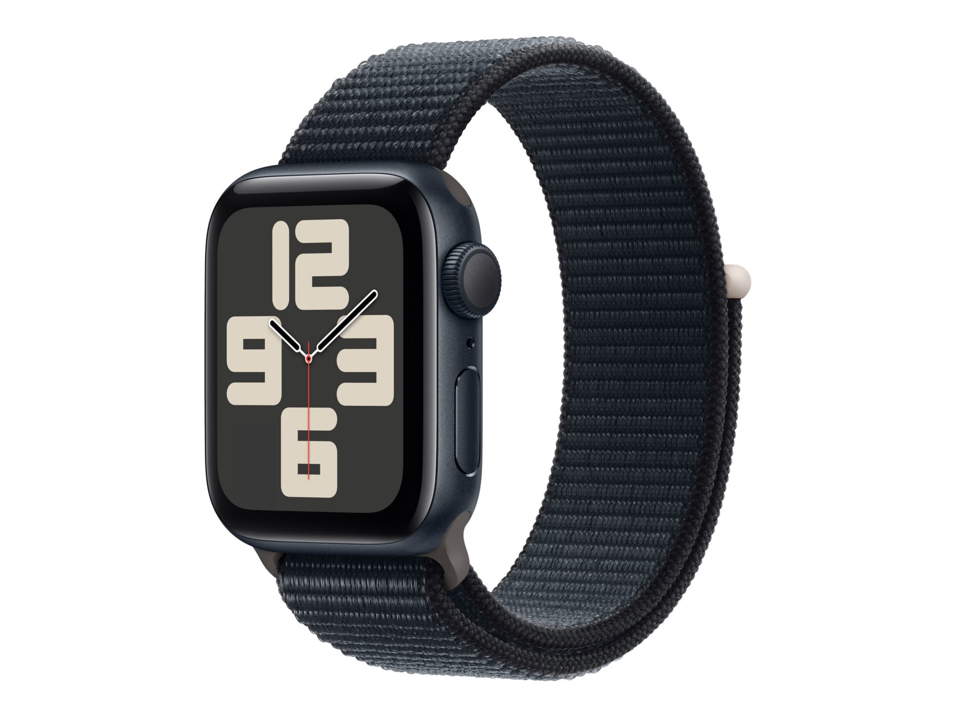 Apple Watch SE (GPS) 2e génération - aluminium minuit - montre intelligente avec boucle sport - minuit - 32 Go