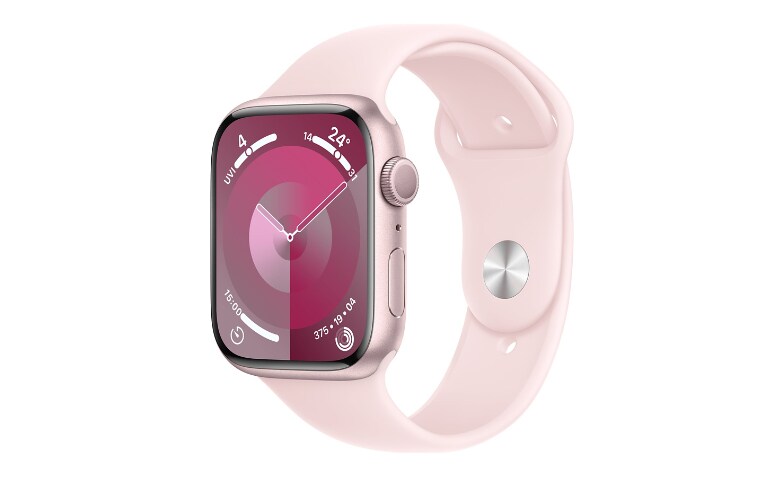 Apple Watch Series 9 (GPS) - pink aluminum - smart watch with