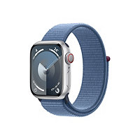 Apple Watch Series 9 (GPS + Cellular) - silver aluminum - smart watch with