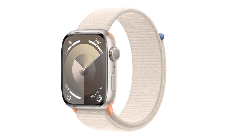 Apple Watch Series 9 (GPS) - starlight aluminum - smart