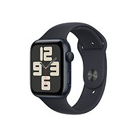 Apple Watch SE (GPS) 2e génération - aluminium minuit - montre intelligente avec bande sport - minuit - 32 Go
