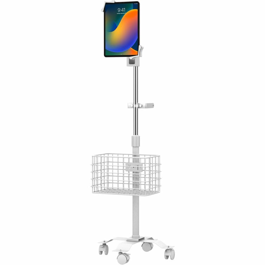 CTA Digital Compact Gooseneck Floor Stand with Accessories for 7-13-Inch Ta