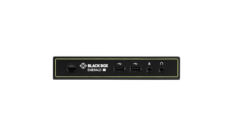 Black Box Emerald Dual Head 2K DisplayPort KVM Over IP Receiver
