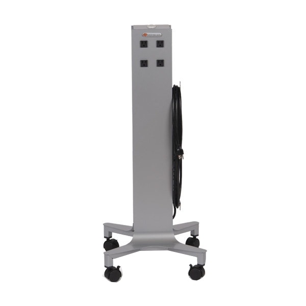 Bretford 8x AC CUBE Tower with Logo - Platinum