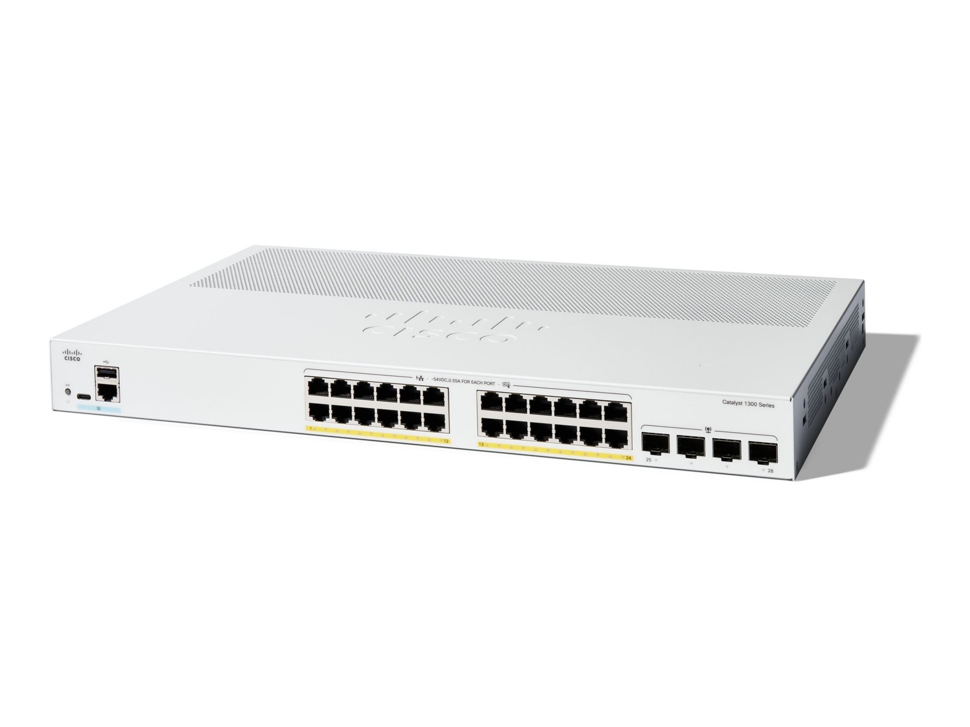 Cisco Catalyst 1300-24P-4G - switch - 24 ports - managed - rack-mountable