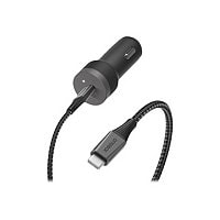 OtterBox USB-C TO USB-C Fast Charge Car Charging KIT Premium Pro, 30W