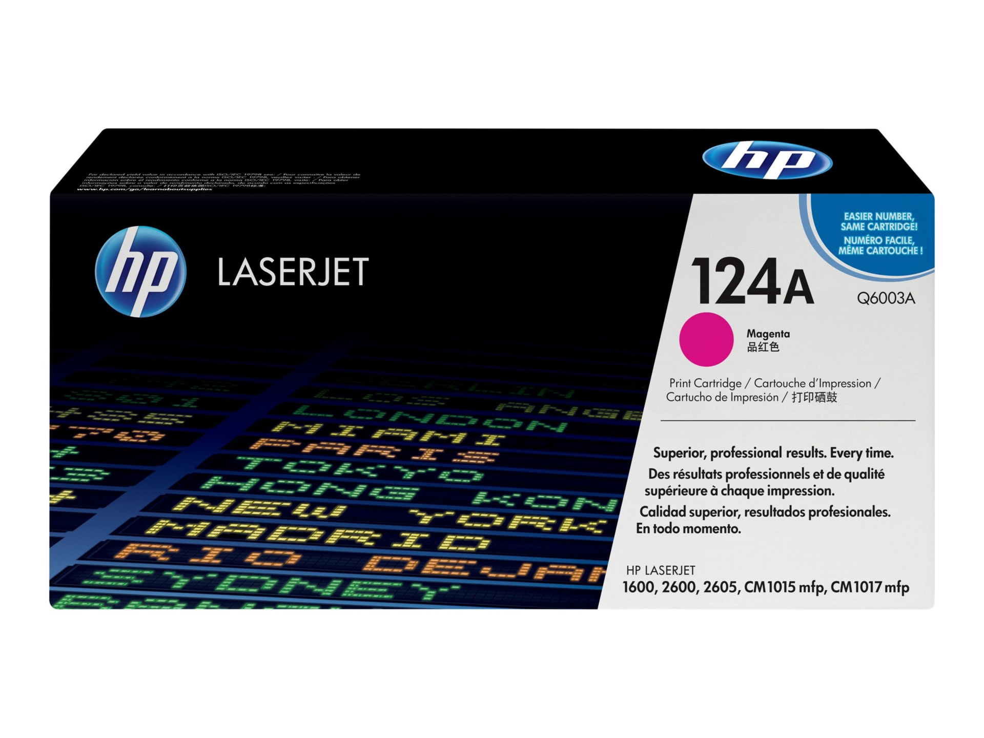 HP 124A (Q6003A) Original Toner Cartridge - Single Pack