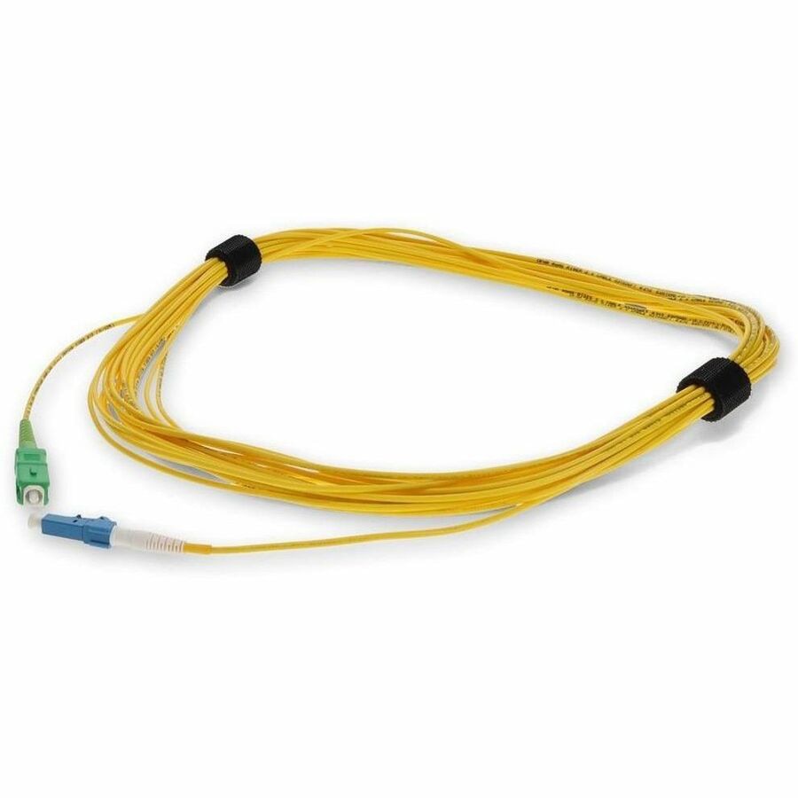 Proline 5m ASC to LC Yellow OS2 Simplex OFNR (Riser-Rated) SMF (Single Mode) Fiber Patch Cable, 9/125