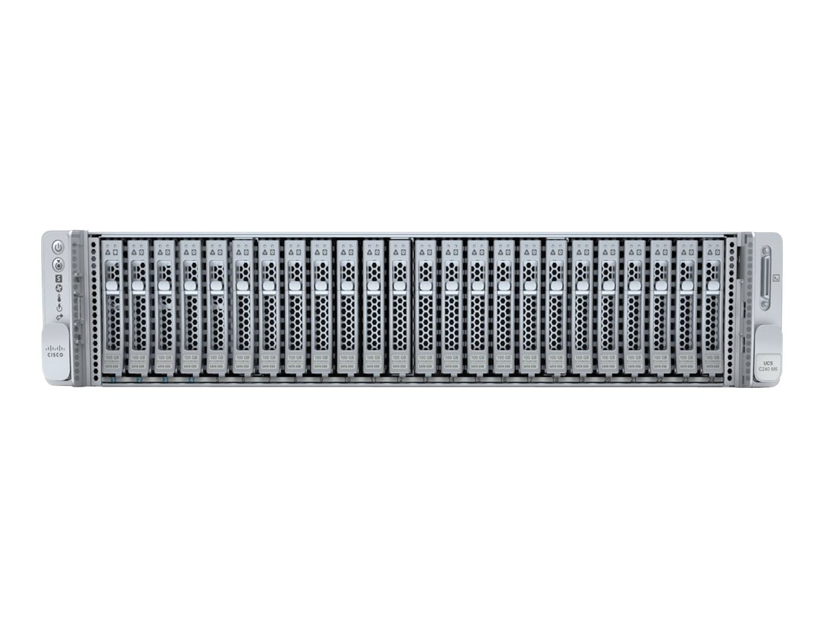 Cisco Compute Hyperconverged with Nutanix C240 M6 All Flash - rack-mountable - no CPU - 0 GB - no HDD