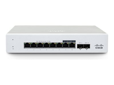 Cisco Meraki MS130-8P - switch - 8 ports - managed