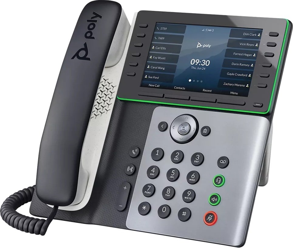 HP Poly Edge E500 PoE-E IP Desk Phone