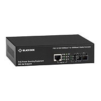 Black Box 10/100/1000Mbps Gigabit Ethernet Media Converter