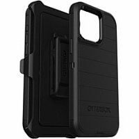 OtterBox Defender Series Pro Rugged Carrying Case (Holster) Apple iPhone 15 Pro Max Smartphone - Black