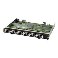 HPE Aruba 6400 48-port 1GbE Class 4 PoE v2 Module - switch - 48 ports - rack-mountable