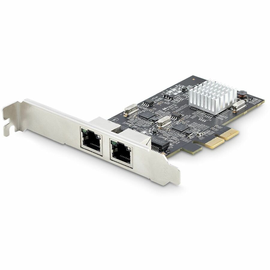 StarTech.com 2-Port 2.5G NBASE-T PCIe Network Card, Computer Network Card Interface, Intel&reg; I225-V, Dual-Port