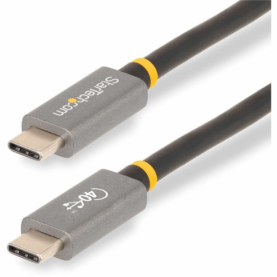 StarTech.com 3.3ft (1m) USB4 Cable 40Gbps, 100W (5A) PD, 8K 120Hz / 4K 240H