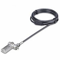 StarTech.com Universal Laptop Lock 6.6ft, Security Cable For Notebook Compatible w/Noble Wedge&reg;/Nano/K-Slot; Keyless