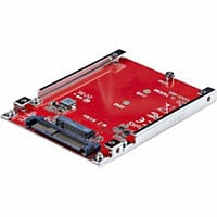 StarTech.com M.2 to U.3 Adapter, For M.2 NVMe SSDs, PCIe M.2 Drive to 2.5inch U.3 (SFF-TA-1001) Host Adapter/Converter,