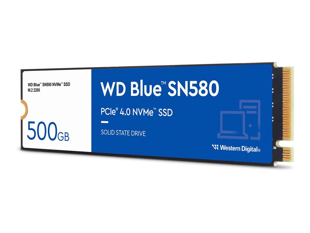 WD Blue SN580 - SSD - 500 GB - PCIe 4.0 x4 (NVMe)