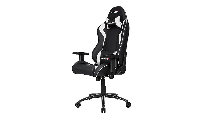 AKRACING SX - chair - metal, high-density foam, PU synthetic leather - white